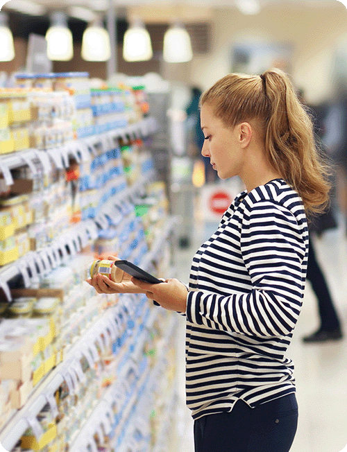 woman shopping